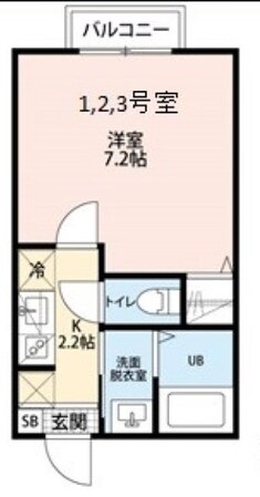 ヴィジオーネ西千葉の物件間取画像